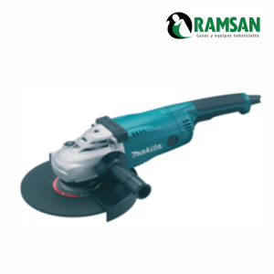 ESMERILADORA ANGULAR DE 9”, 2,200W MARCA MAKITA, MOD. GA9020